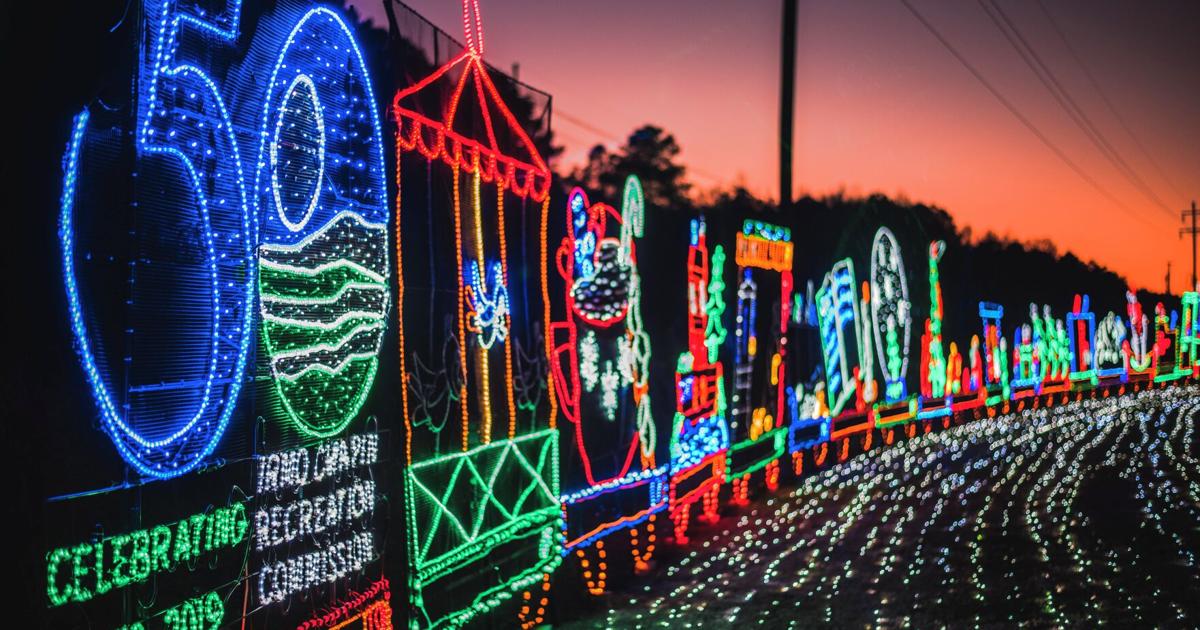 Saluda Shoals annual Holiday Lights on the River opening next week