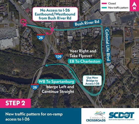 Phased traffic shift scheduled with new Colonial Life Blvd. ramp ...