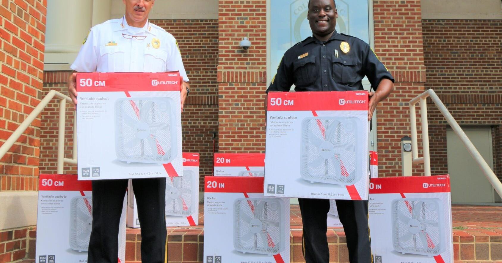 Columbia Police Department offering free fans to beat the heat - Vimarsana News