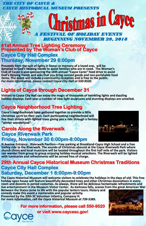 Annual Christmas in Cayce events announced Lifestyle