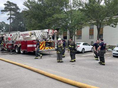 Columbia apartment complex fire leaves 30 people displaced ...