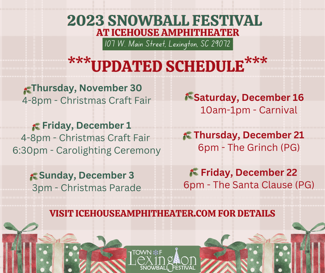 Update Anticipated weather forces event changes for Lexington's