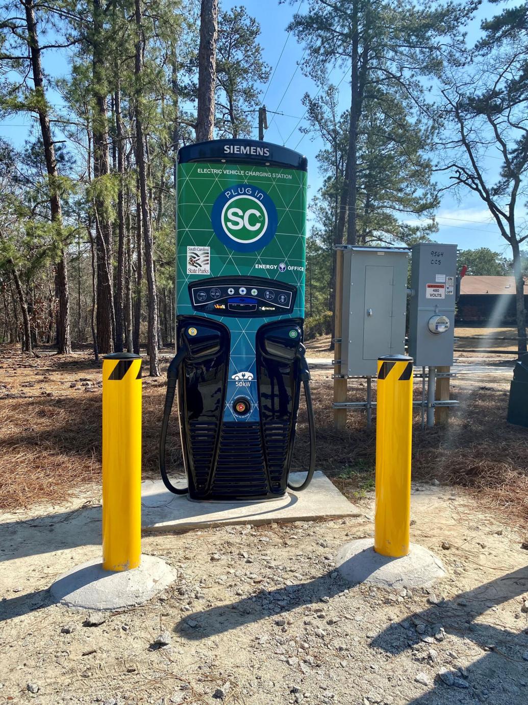 New vehicle charging station installed at Sesquicentennial State Park