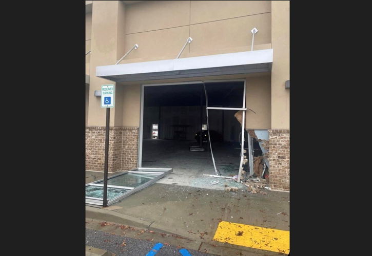Vehicle runs into building next to Eggs Up Grill on Killian, causing damages Public Safety