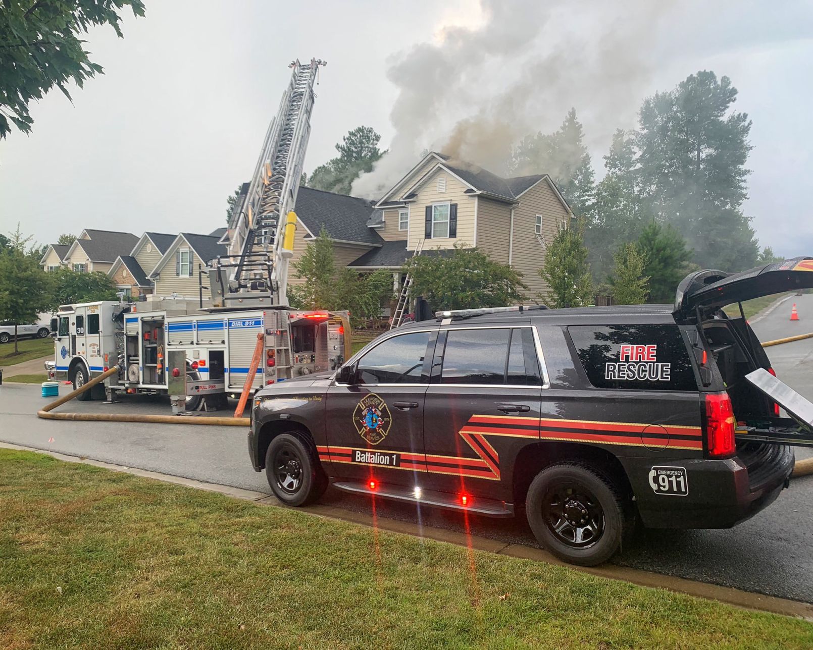 Emergency personnel respond to house fire in Lexington | Archive ...