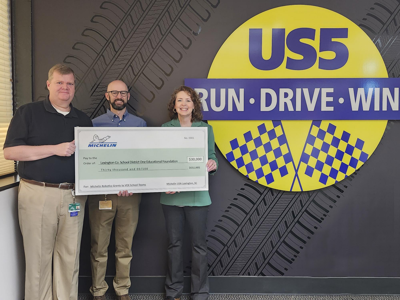 Lex One educational foundation receives $30 000 donation from Michelin