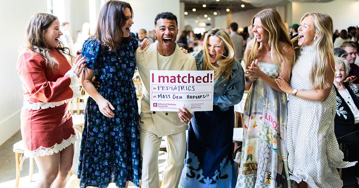 Health sciences students celebrate Match Day