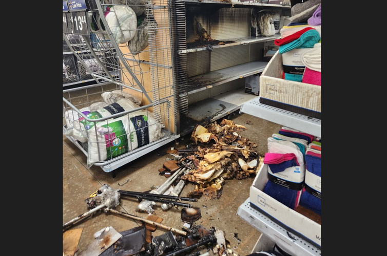 Man arrested after setting 500K merchandise on fire at Garners Ferry