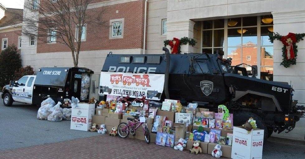 Lexington police's Toys for Tots "Fill the MRAP" campaign begins