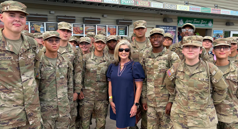 Fort Jackson soldiers enjoy night with the Blowfish