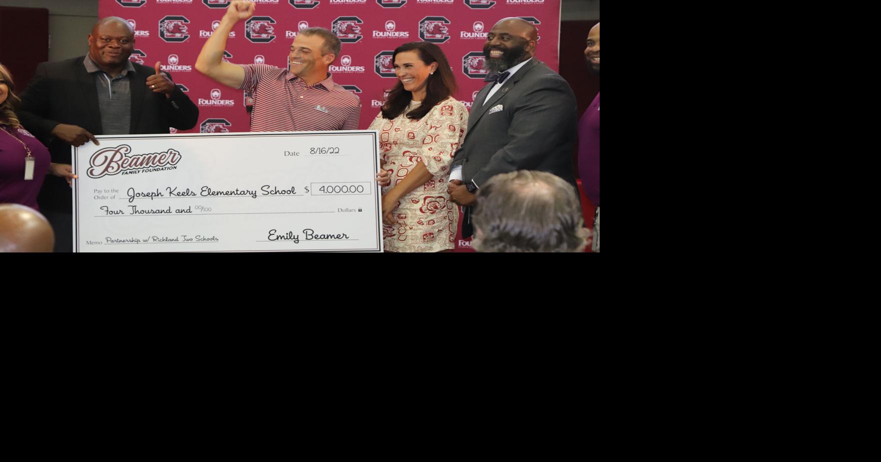 Beamer Family Foundation gives back to four Richland Two elementary