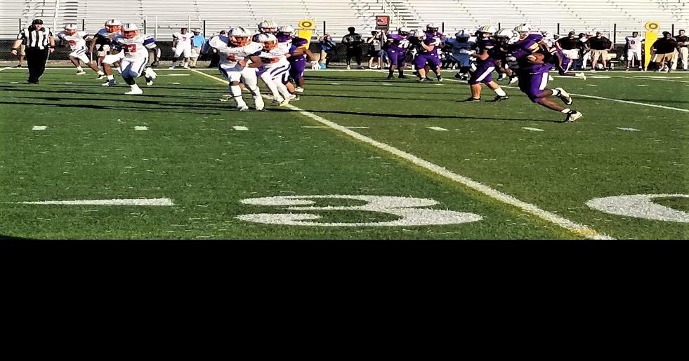 Football in the air at the 3rd Annual Joe Turbeville Football Jamboree