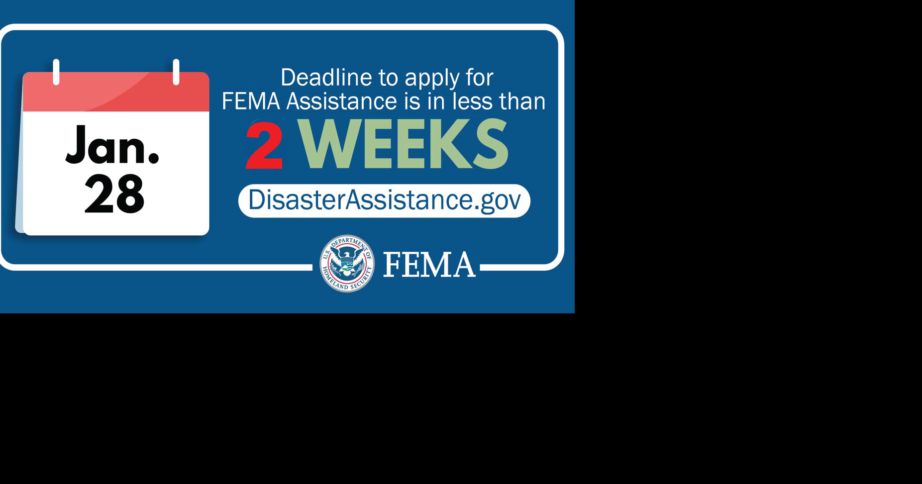 Two weeks left to apply for FEMA assistance following Helene ...
