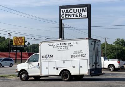Vacuum Center sign