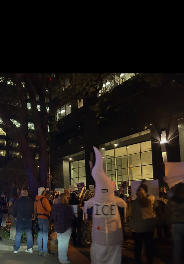 Cola Rally Southern Protesters gather on Main Street to rally against new ICE office ...
