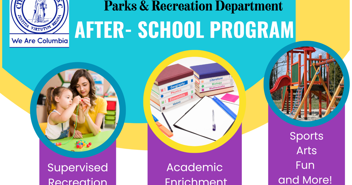Registration for Columbia Parks and Recreation afterschool program