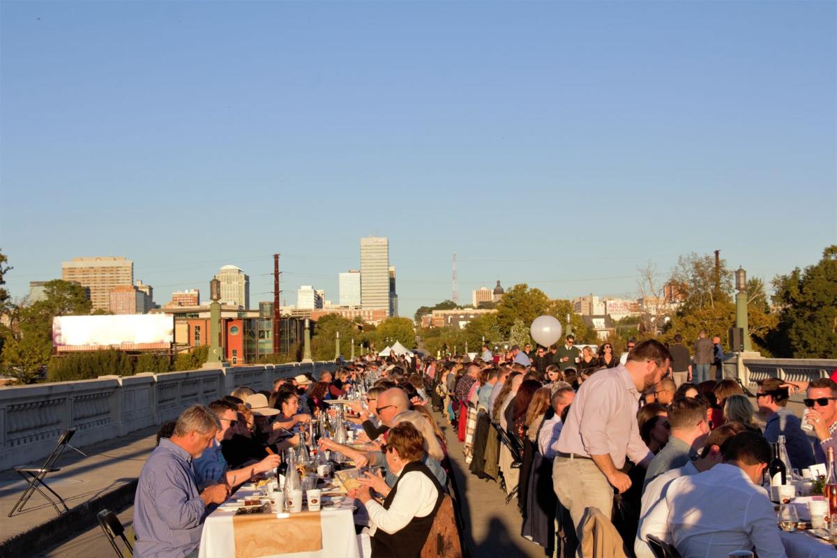 Dinner on Gervais Street Bridge raises money for charities Columbia