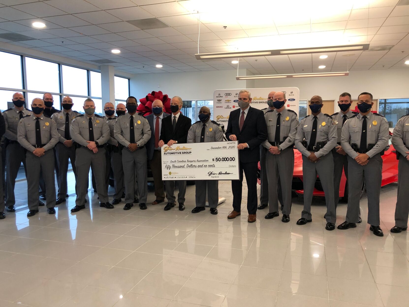 SC Troopers Association receives $50,000 donation from Jim Hudson Automotive - Vimarsana News
