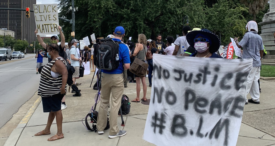 Blm Com BLM demonstrators hold march, protest on 57th anniversary of March on ...