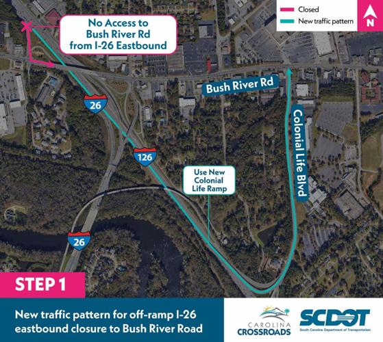 Phased traffic shift scheduled with new Colonial Life Blvd. ramp ...