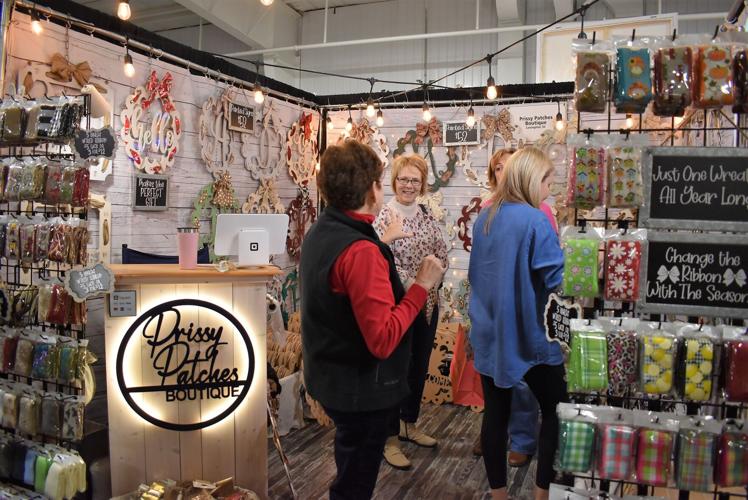 Hundreds of vendors selling gifts at Junior League Holiday Market