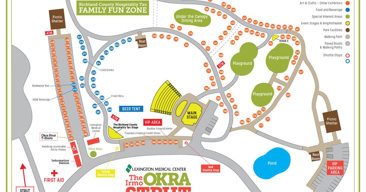 Maps of 2022 Irmo Okra Strut | | coladaily.com