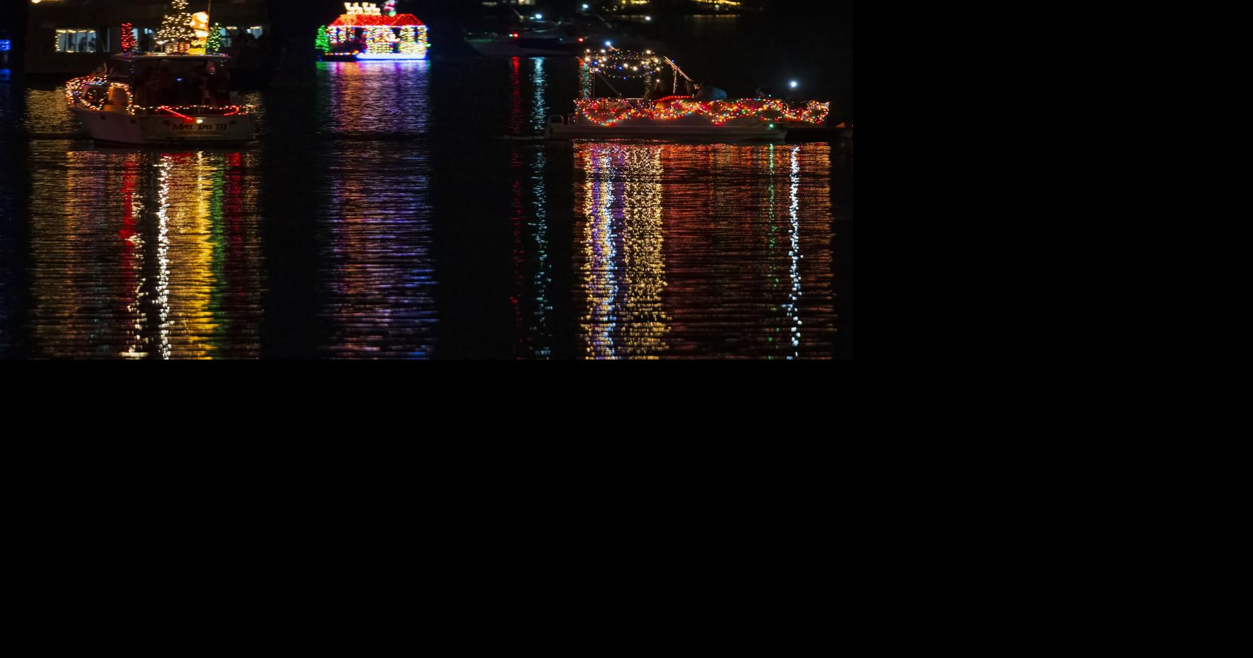 2023 Christmas Light Boat Parade on Lake Murray top three winners