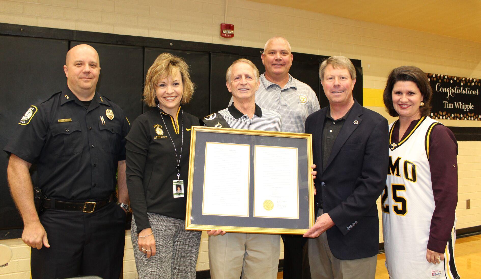 Irmo High School holds surprise ceremony to honor coach of 40 years