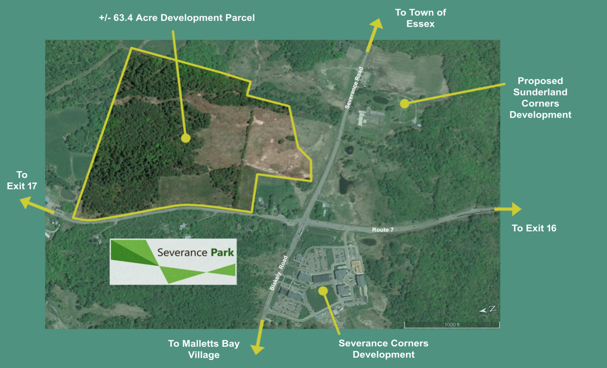 Severance Park, a 593 residential unit development with a 14-acre park