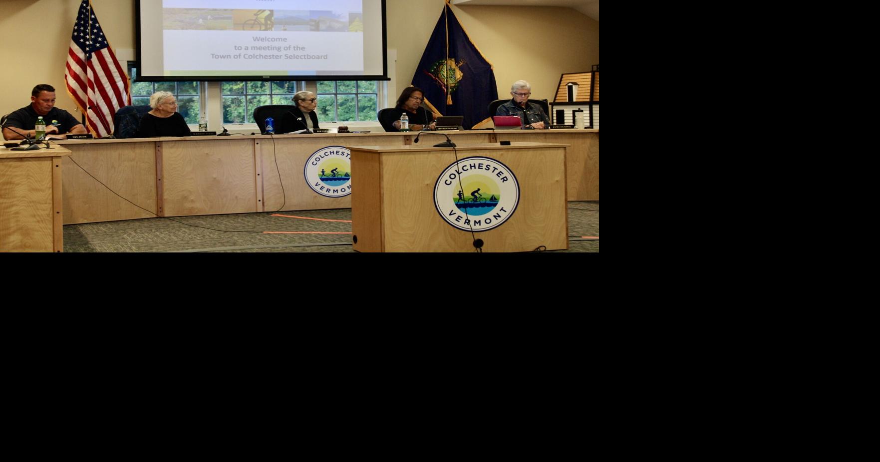 Colchester Selectboard discusses future town needs and factors impacting upcoming budget