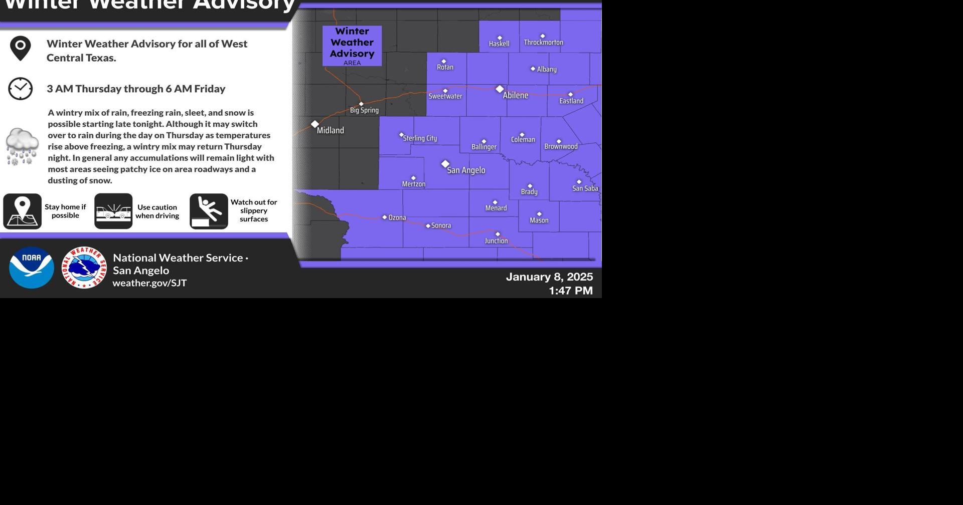 Winter Weather Advisory in Effect Thursday at 3AM | Weather ...