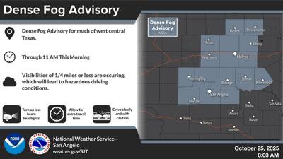 Dense Fog Advisory until 11AM | Weather | colemantoday.com