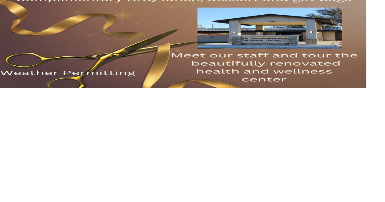 Open House for Ballinger Memorial Hospital's Rehab & Wellness Center