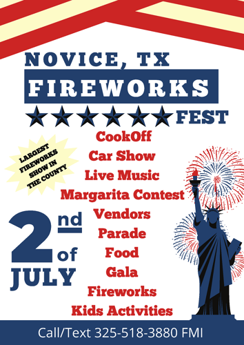 Novice Fireworks Fest - FIREWORKS ON SATURDAY | Calendar | colemantoday.com