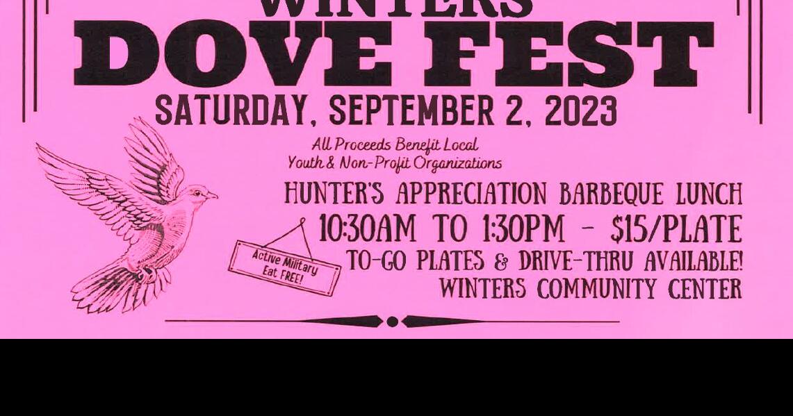 Winters Dove Fest This Saturday News