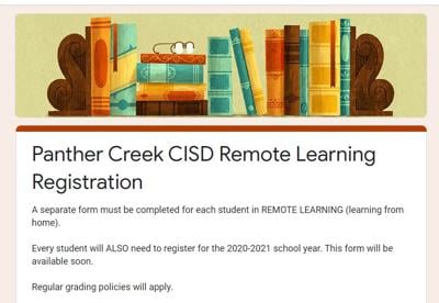 Panther Creek Remote Learning
