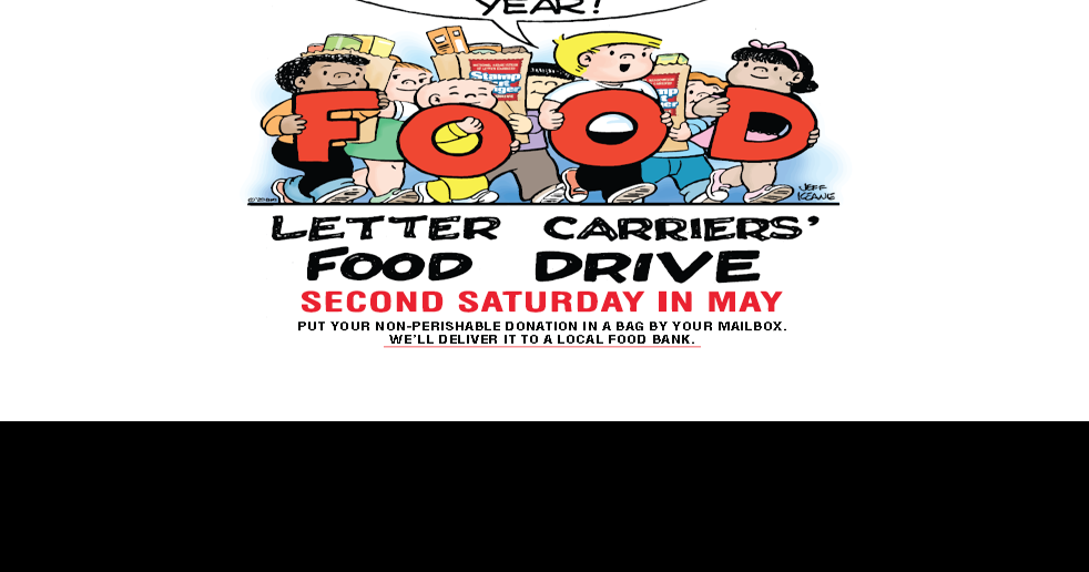 Post Office Food Drive THIS Saturday All Collected STAYS LOCAL News