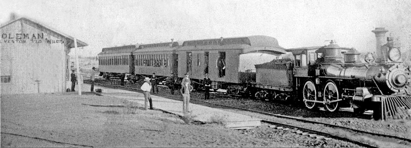 1886 Train The Growth of Coleman, Texas: Continuing from the Beginning of Coleman ...