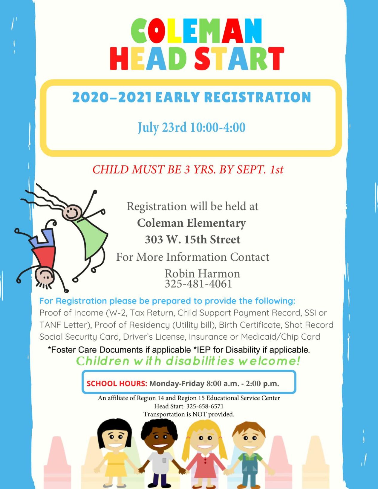 Head Start Registration