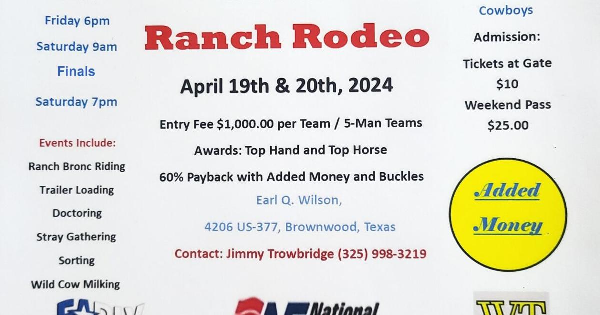 Brownwood Ranch Rodeo | Calendar | colemantoday.com