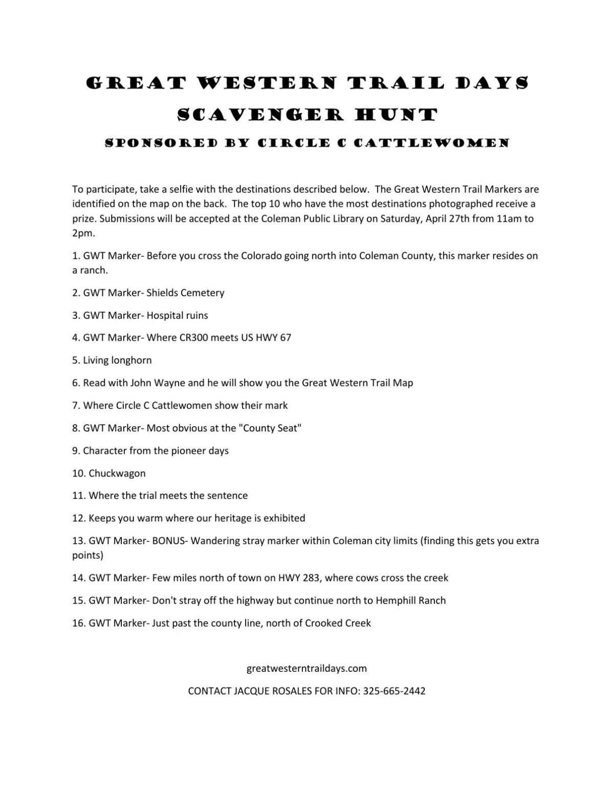 Scavenger Hunt List >> Scavenger Hunt List Colemantoday Com Scavenger Hunt List >> Scavenger Hunt List Colemantoday Com