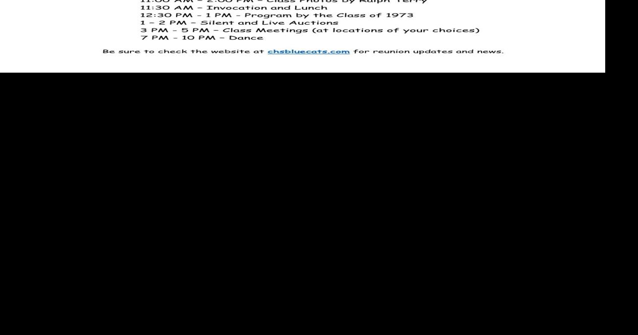 2023 CHS Reunion Registration Packet