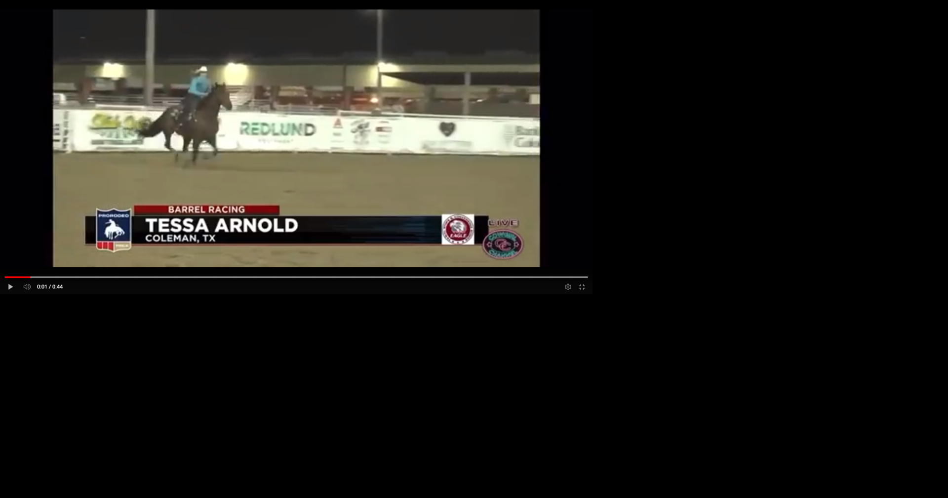 Tessa Arnold Wins Yuma, Colorado PRCA Rodeo Barrel Racing | Multimedia ...