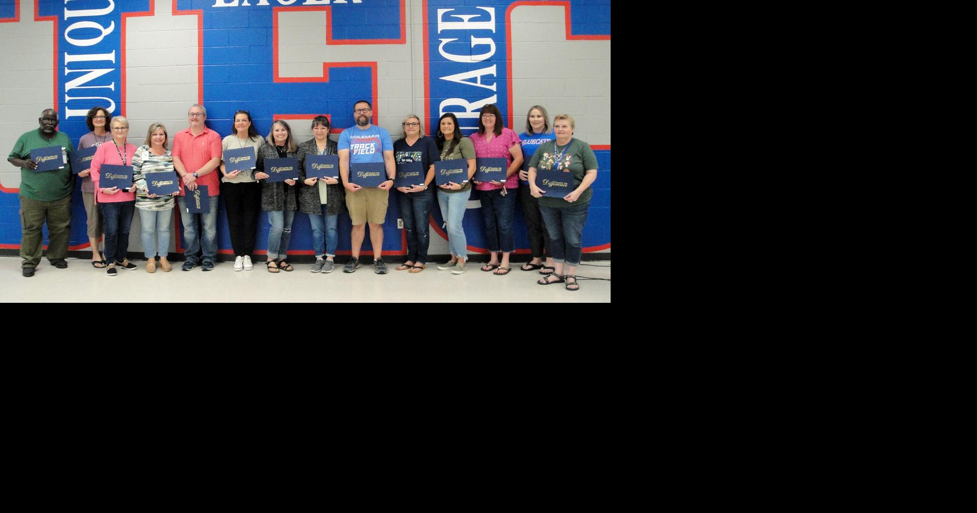 Coleman ISD Employee Service Awards Announced News