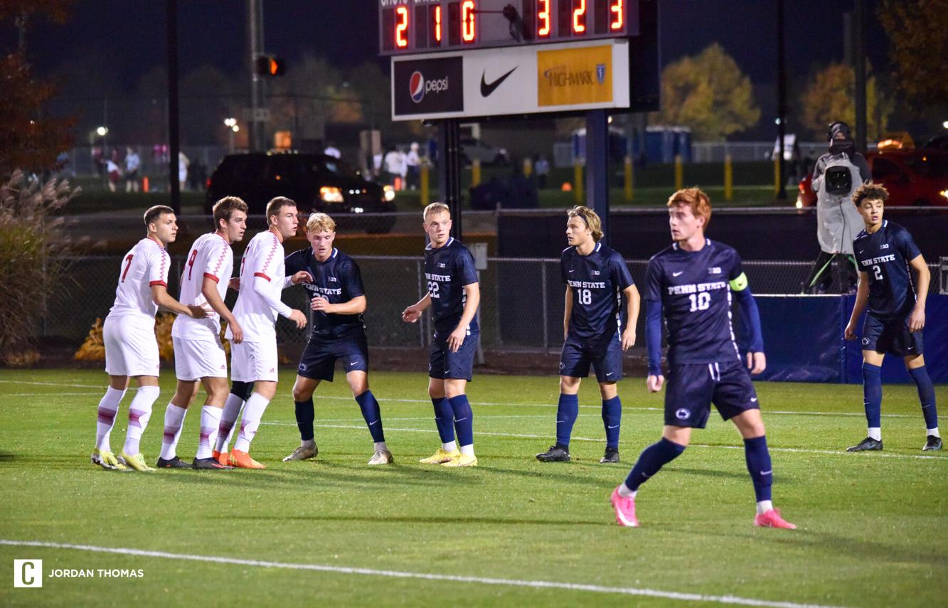 Penn State men's soccer's Jalen Watson, Liam Butts, Andrew Privett
