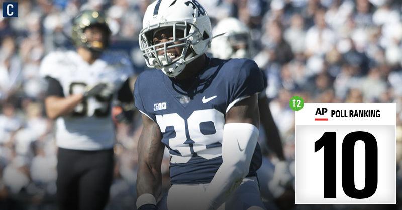 Penn State Vaults Up To No 10 In The Ap Poll Where Are The