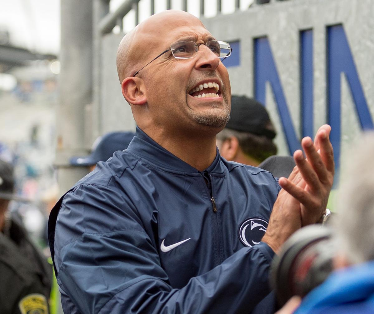 Penn State Football S James Franklin Strays From Standard Dad