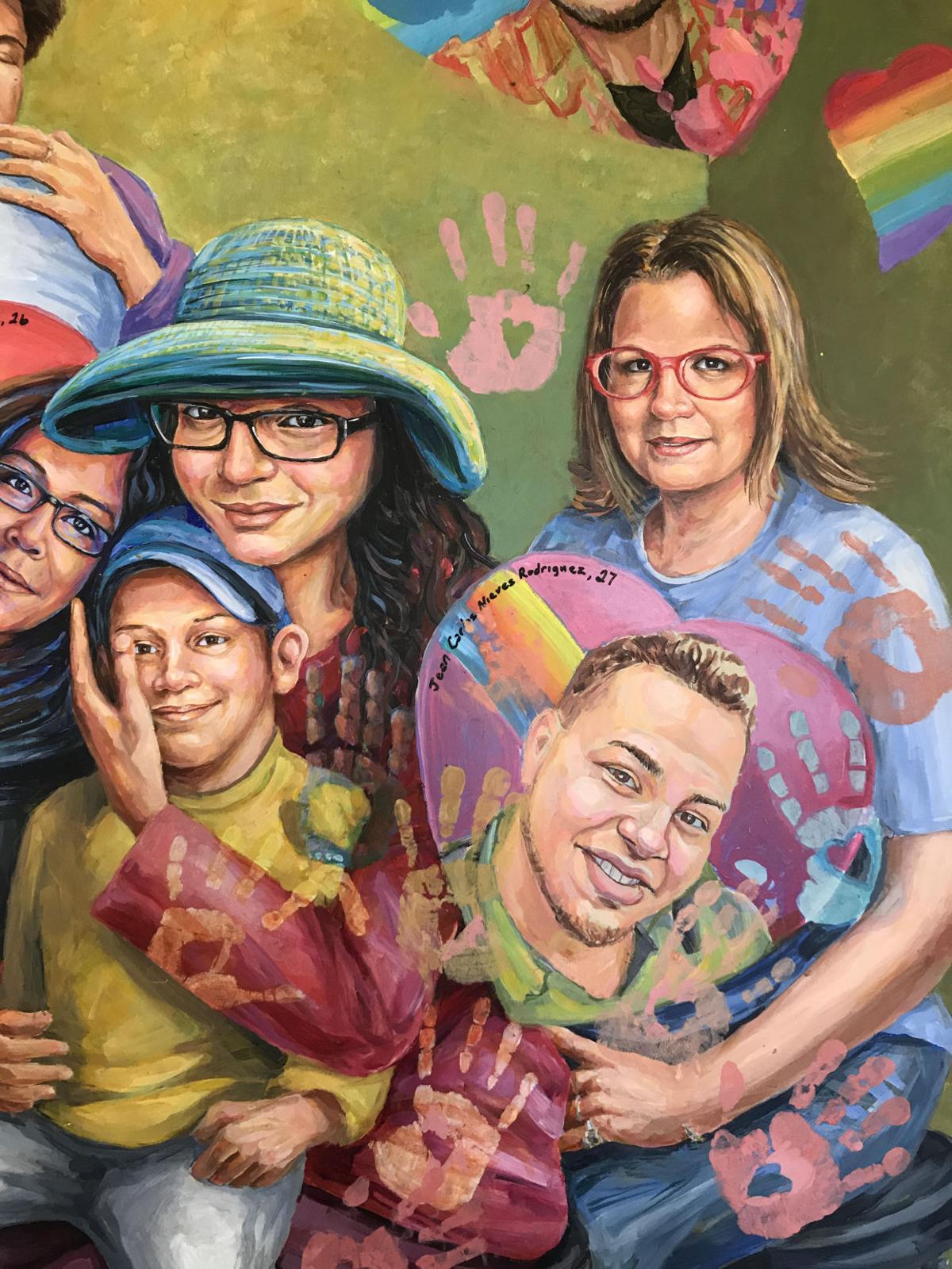 Healing In Color Local State College Artist Creates Murals In Honor Of Orlando Pulse Shooting Victims Photos State College News Daily Collegian Collegian Psu Edu