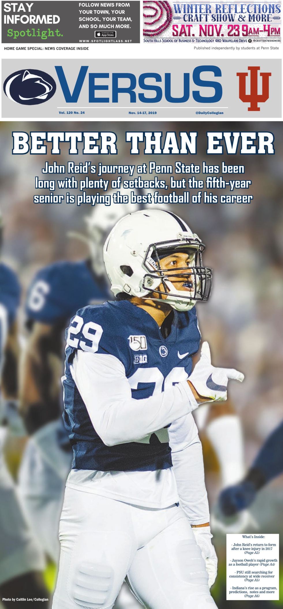 The Daily Collegian for Nov. 14, 2019 Print Editions Daily