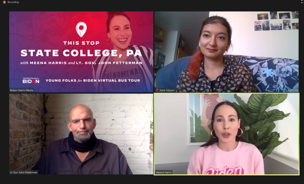 Virtual Bus Tour Stop In Support Of Biden Campaign Encourages Local Community To Vote State College News Daily Collegian Collegian Psu Edu